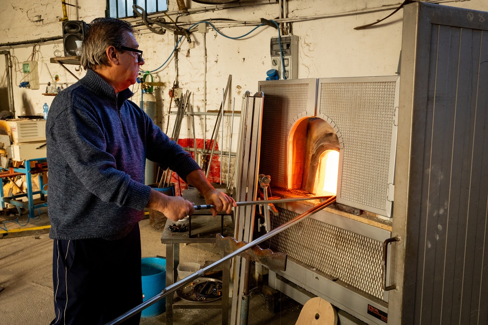 Tecniche di lavorazione del vetro di Murano